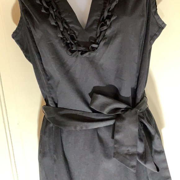 Talbot’s Summer Weight Black Midi Dress - Picture 4 of 12
